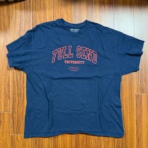 Nelk Boys “full send university” tshirt size XL